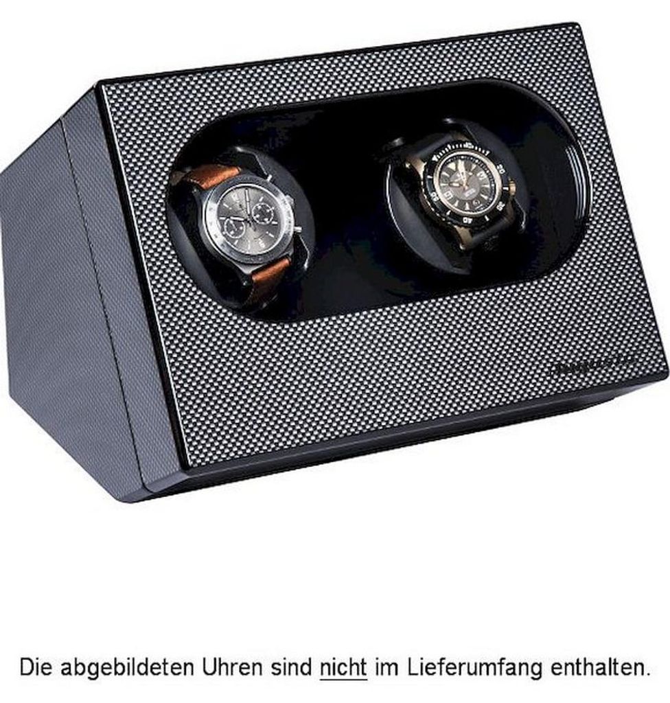 Augusta - Uhrenbeweger für zwei Uhren Carbon Hochglanzoptik - 5569.211