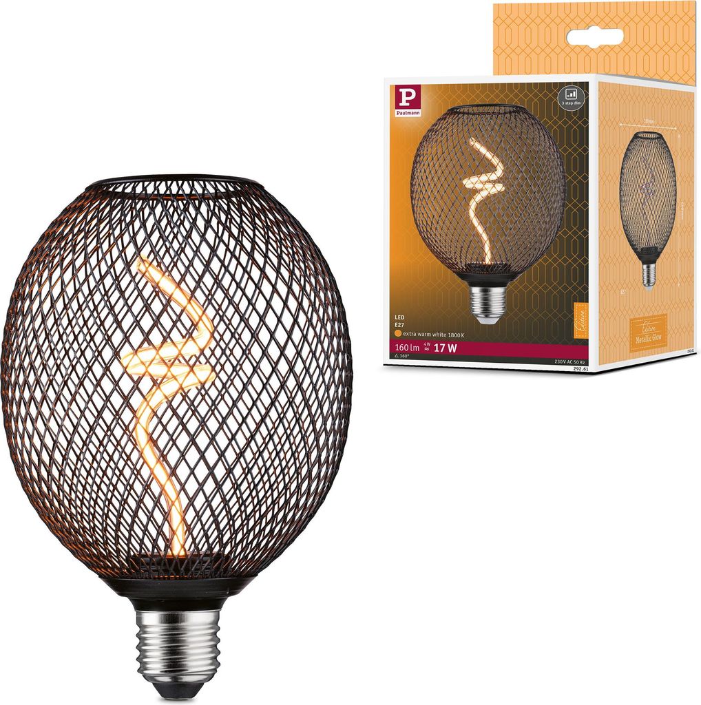 Paulmann Metallic Glow Standard 230V LED Globe Produktbild 