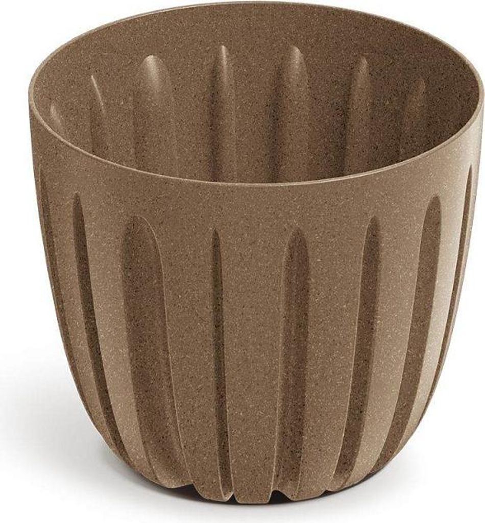 Blumentopf WARIO ECO WOOD 13,8 cm - Farbe: naturo ECO