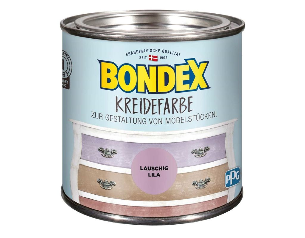 Bondex Kreidefarbe Lauschig Lila 0,5 l - 386531 Produktbild 