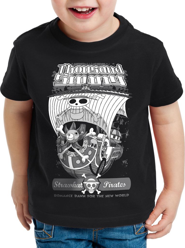 style3 Thousand Sunny Glory Kinder T-Shirt anime japan strohhut pirat