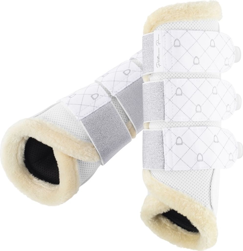 Eskadron PURE Gamasche Mesh FAUXFUR Farbe - weiß Größe - S