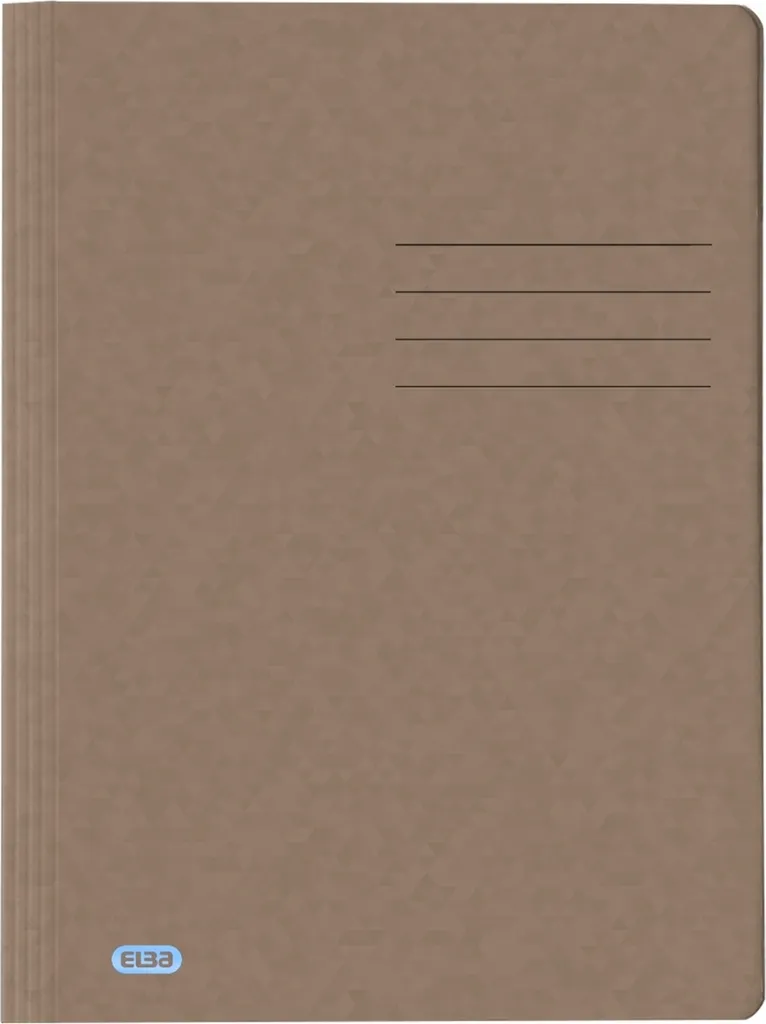 Dossier de reporting A4 marron pour gestion administrative - lot 25