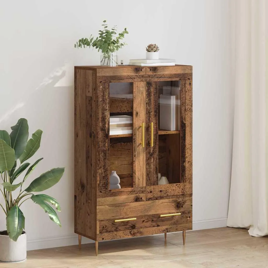 vidaXL Credenza in Legno di Recupero 115cm | Vetrina Rustica Online
