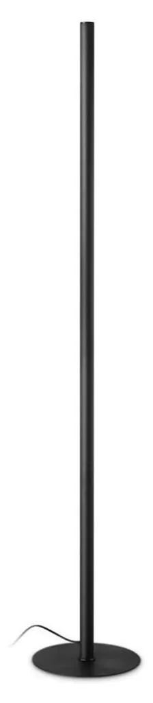 Lampadaire de Salon Contemporain en Aluminium Noir LED 24W Style Épuré