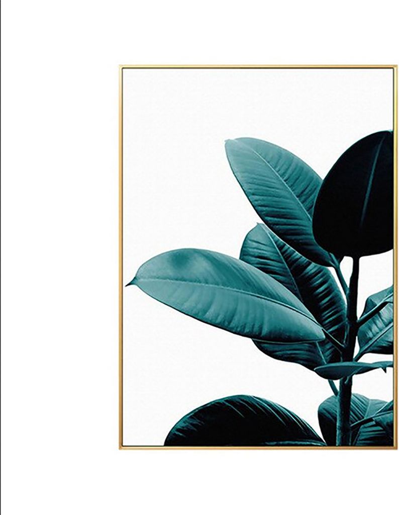 TPFLiving Kunstdruck LW-1572 (OHNE RAHMEN) Poster - Leinwand - Wandbild - Hochauflösender Giclée-Druck, langlebig und hochwertig - Goldene Ananas...