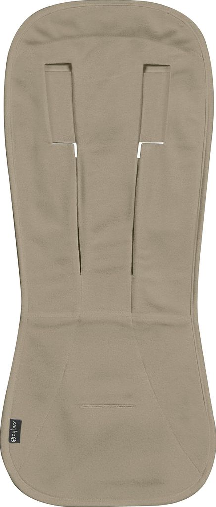 Cybex Platinum Sommer-Sitzauflage, Für alle Cybex-Kinderwagen und Buggys, Aus weicher Bambus-Zellulose, Beige
