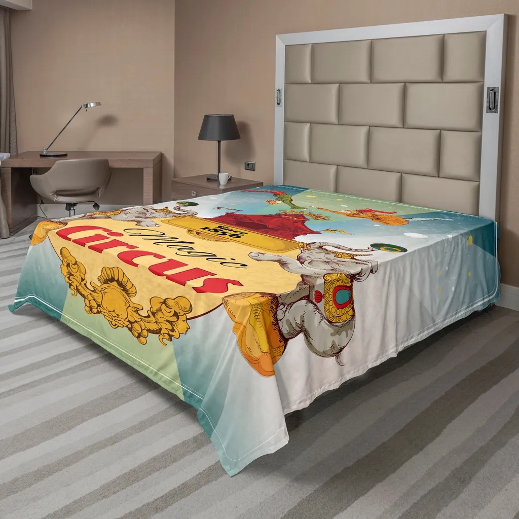 Lenzuolo d'Arredo ABAKUHAUS Circus | Arte Vintage | 244 x 205 cm