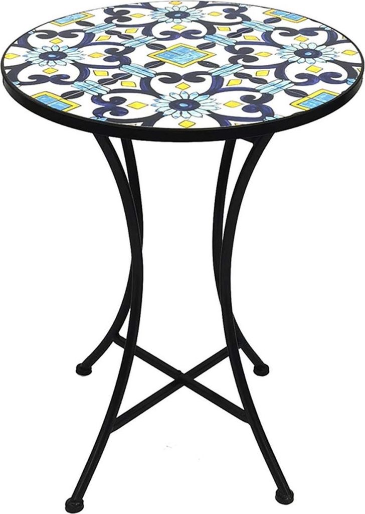 Mosaik Mosaiktisch Gartentisch Bistrotisch Tisch 60cm