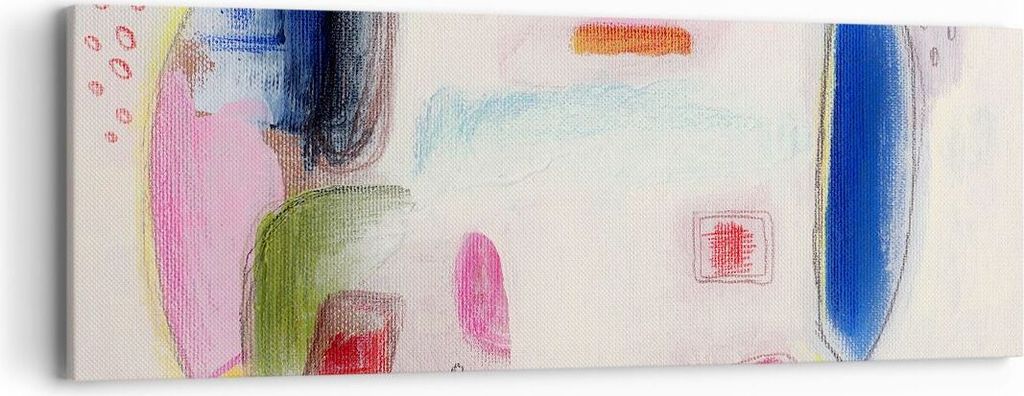 Bild auf Leinwand - Leinwandbild - Abstraktion modern - 90x30cm - Wand Bild - Wanddeko - Wandbilder - Leinwanddruck - Bilder - Kunstdruck - Wanddek...