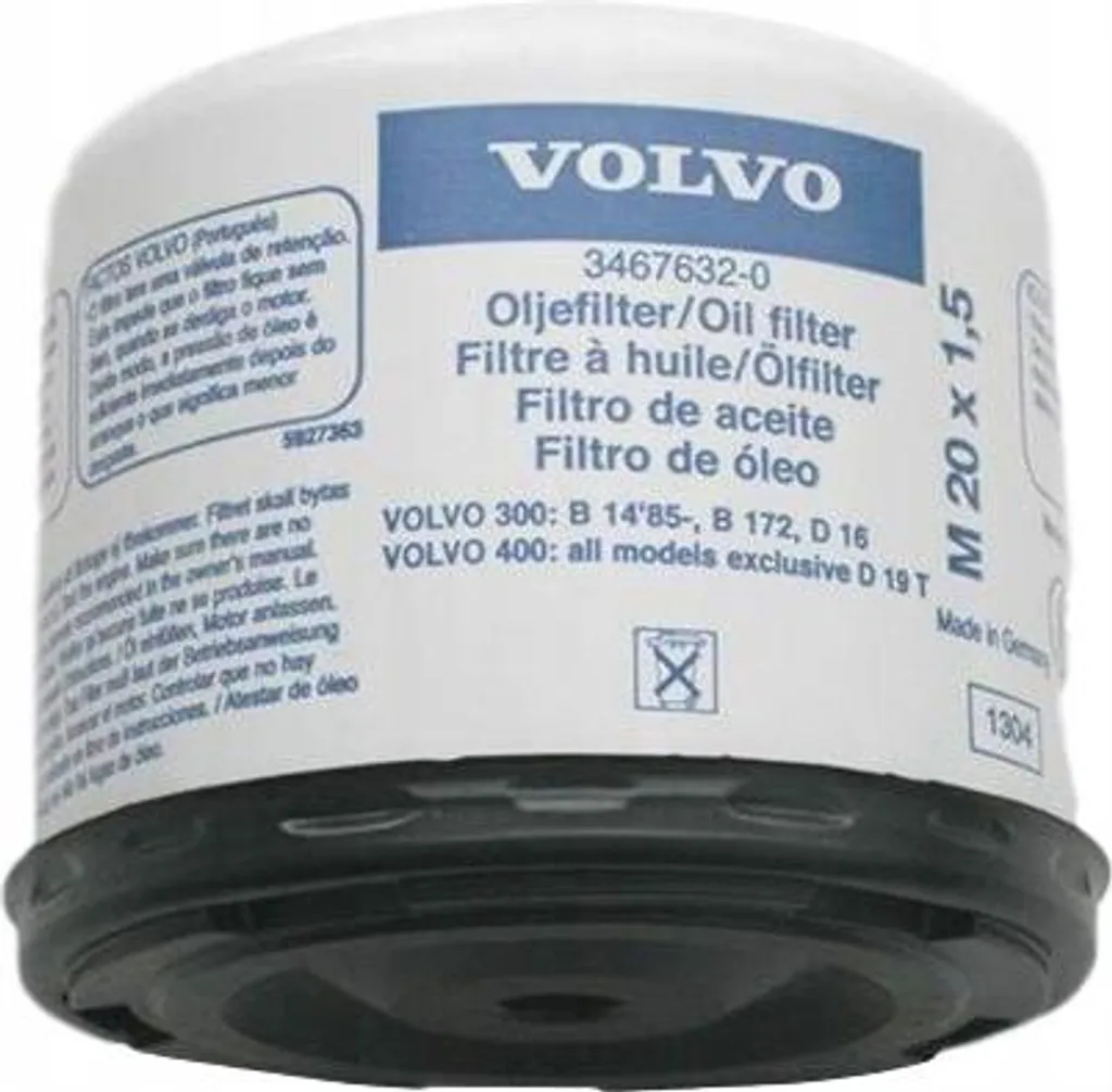 Filtre à Huile Volvo 3467632 : Finissez-en avec l'Usure Moteur Précoce