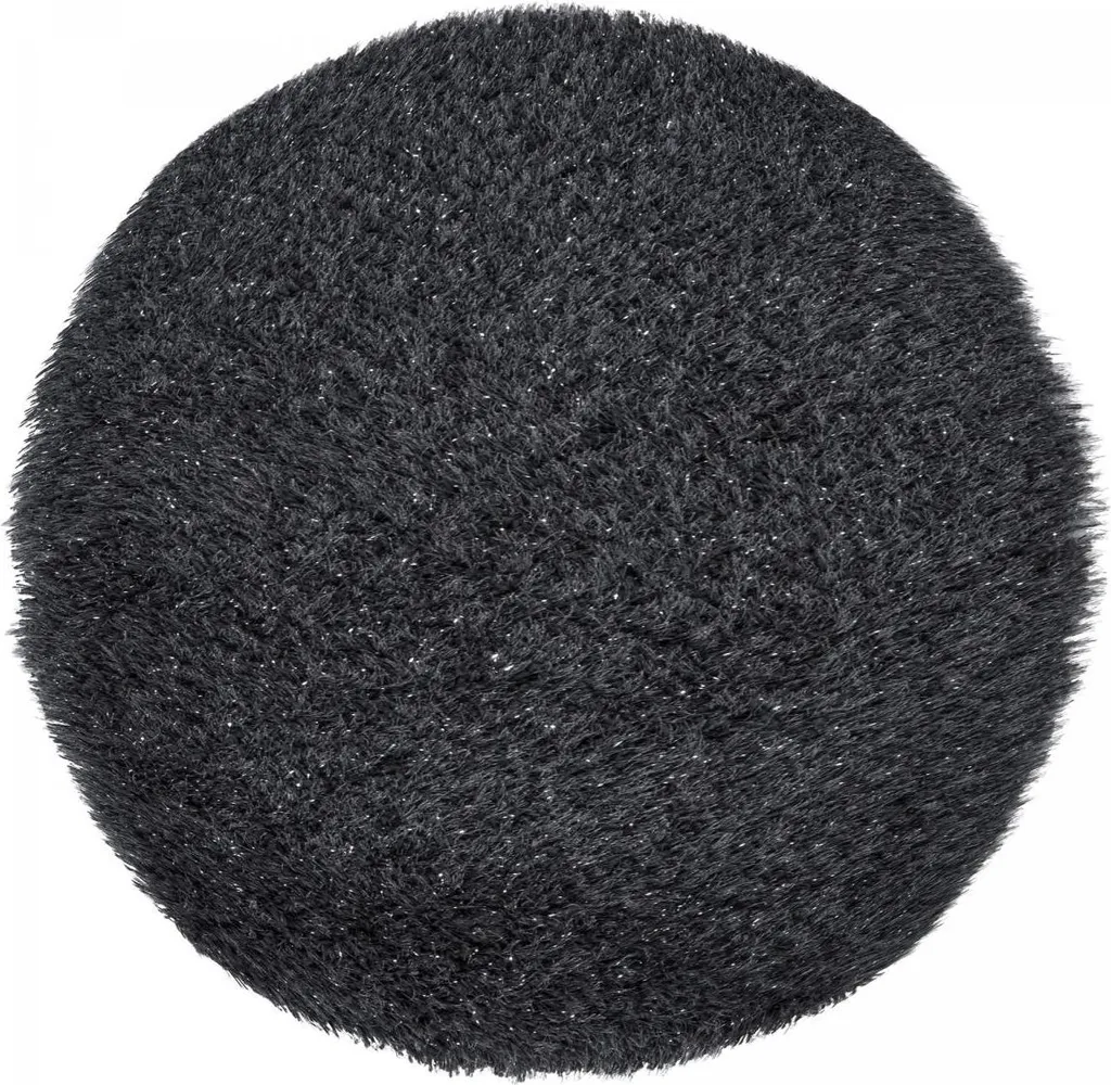 Tapis Shaggy tufté anti-glisse motif simple facile à nettoyer ocre