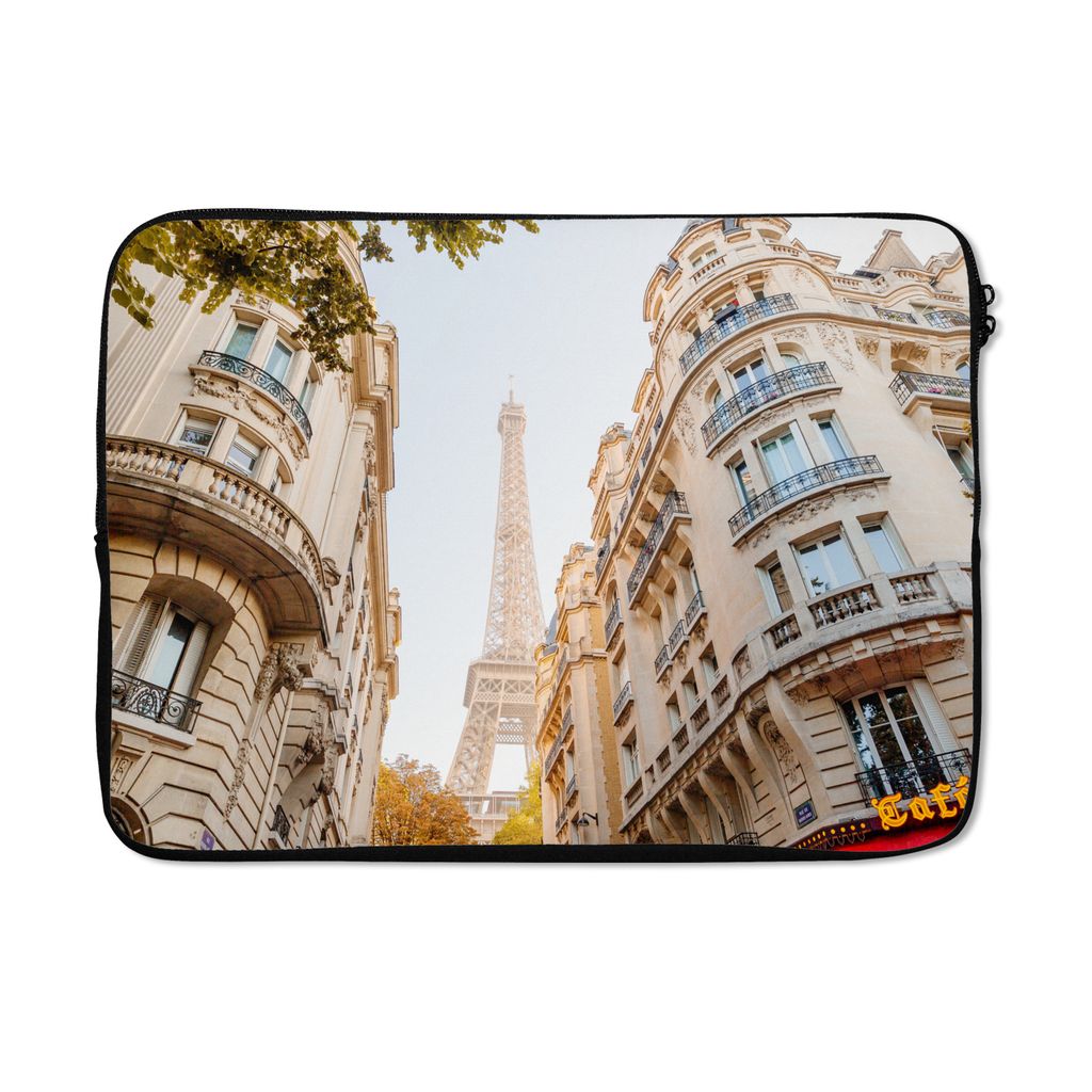 MuchoWow Laptop Hülle 13 Zoll Frankreich - Eiffelturm - Paris Laptoptasche - Laptophülle - Sleeve - Rundumschutz