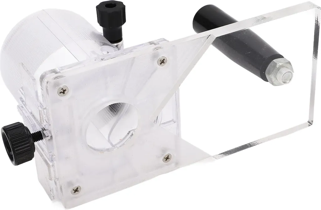 Base de Défonceuse en Plastique Transparent Résistant pour Menuiserie - 8