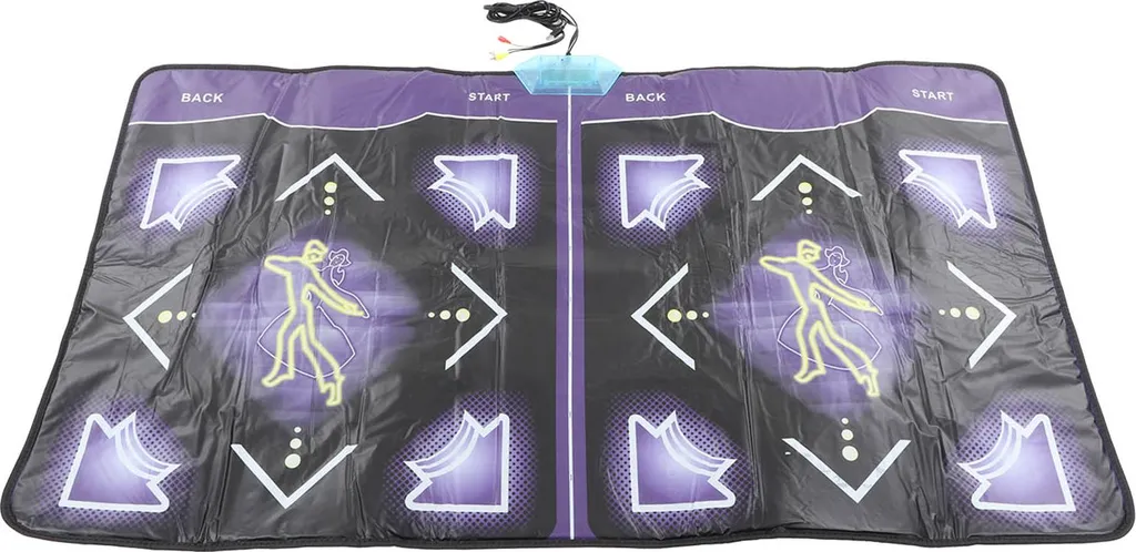 Tapis de danse interactif pour deux utilisateurs avec télécommande sans fil - 4
