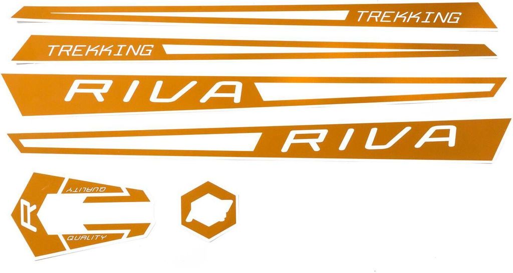 Fahrrad Nachbildung Satz Aufkleber Rahmen frame Decal Produktbild 