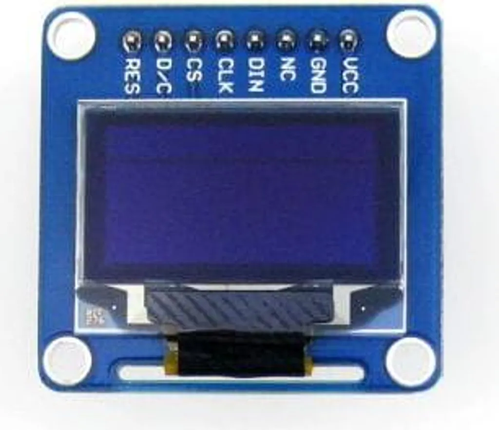 Mini Afficheur Graphique OLED 0,96" SPI et I2C haute résolution 128x64