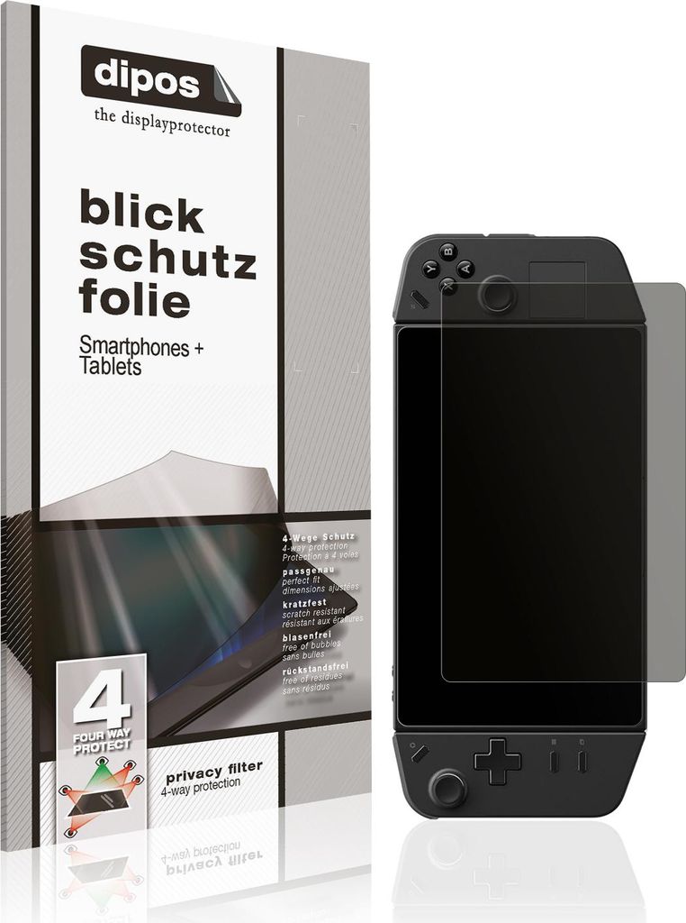 Blickschutzfolie für Lenovo Legion Go matt Schutzfolie Folie Display Schutz dipos