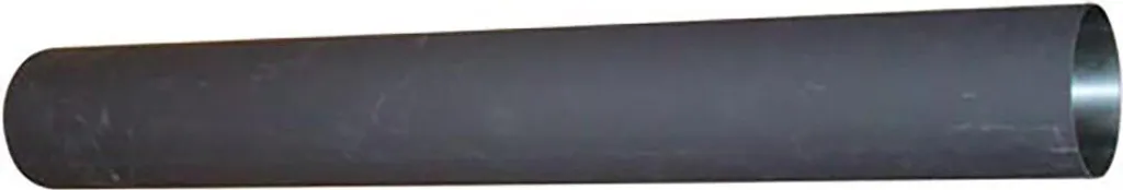 Tuyau fumée 180mm pour raccordement poêle à bois noir de 750mm long