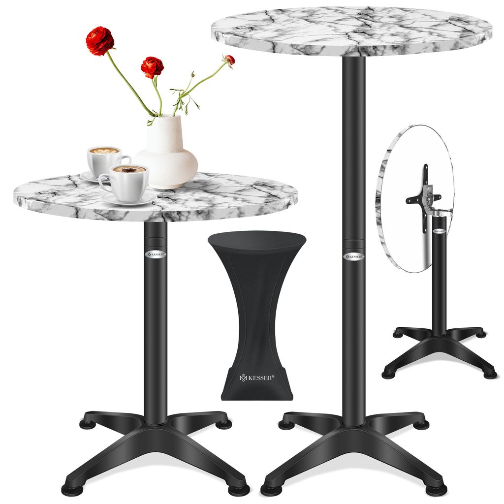 Składany stolik barowy KESSER® 2 w 1, stolik bistro z Zdjęcie produktu 