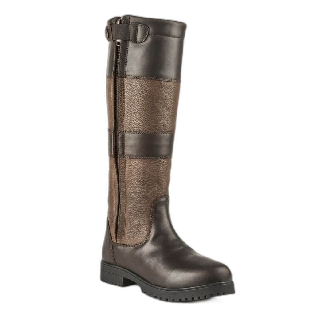 Moretta - Damen Landstiefel "Bella II", Leder ER1824 (40,5 EU) (Braun)