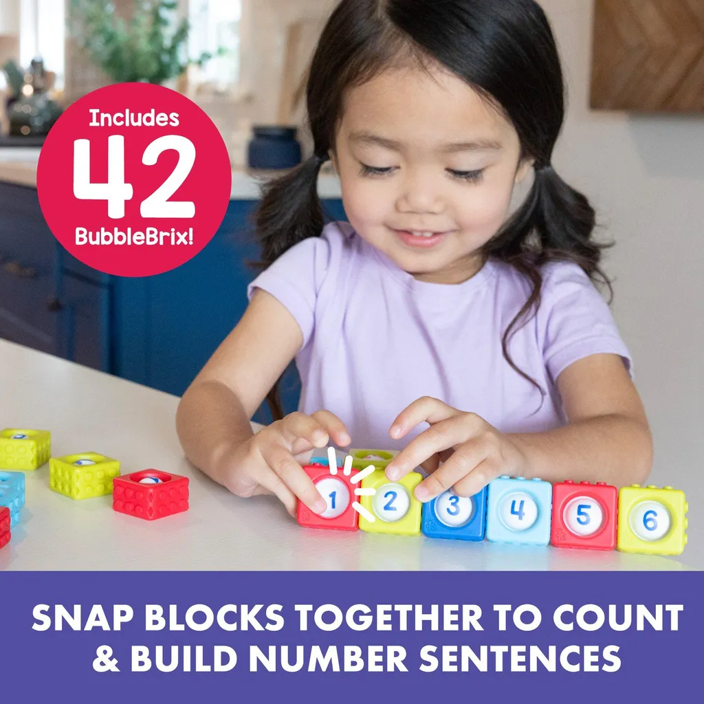 Learning Resources Number BubbleBrix Jeu de Chiffres Éducatif 42 Pièces - 2