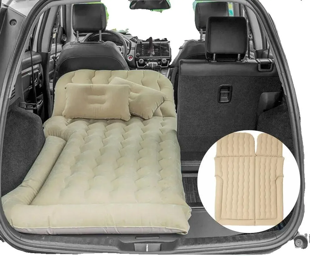 Matelas gonflable voiture 175 cm gonflage rapide PVC haute densité