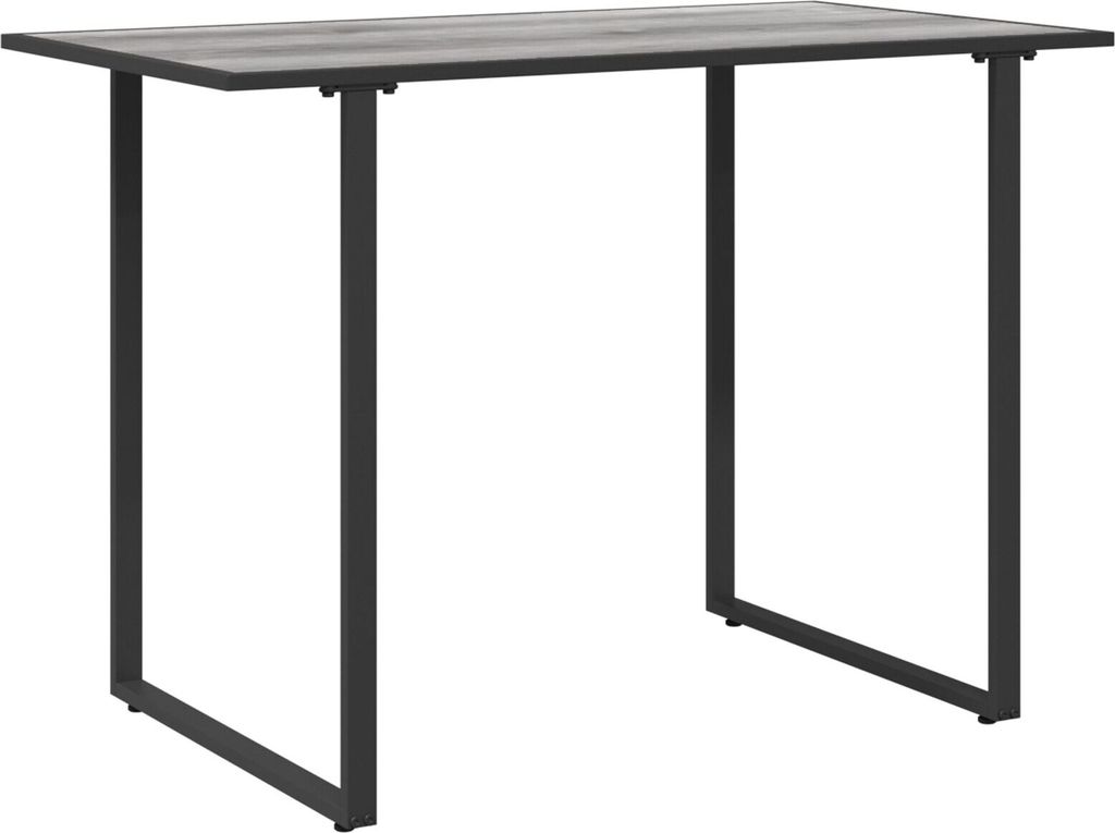 Möbel Gartentisch Grau 100x55x70 cm DPC und Stahl - Gartentische 42007553