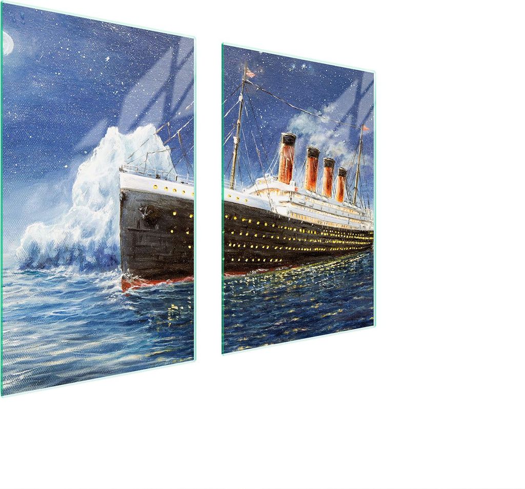 Glasschutzplatte Für Küche 65X52 Titanic
