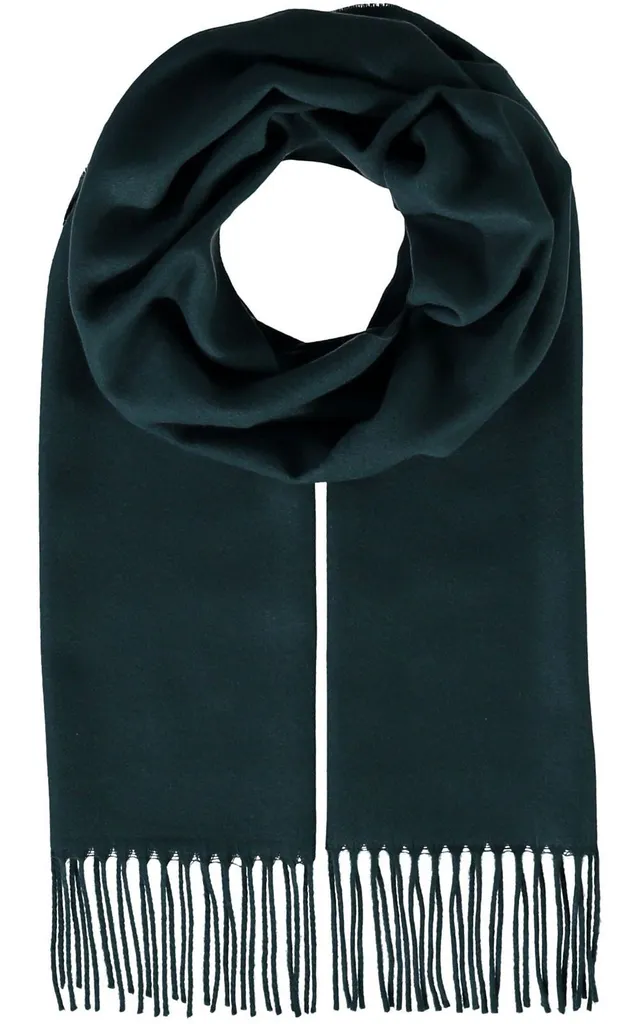 FRAAS sciarpa Cashmink® Scarf with Fringes Dark Olive verde