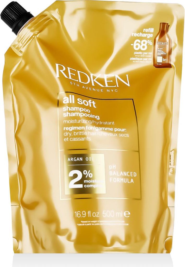 Redken All Soft Shampoo Ricarica 500 ml Immagine del prodotto 
