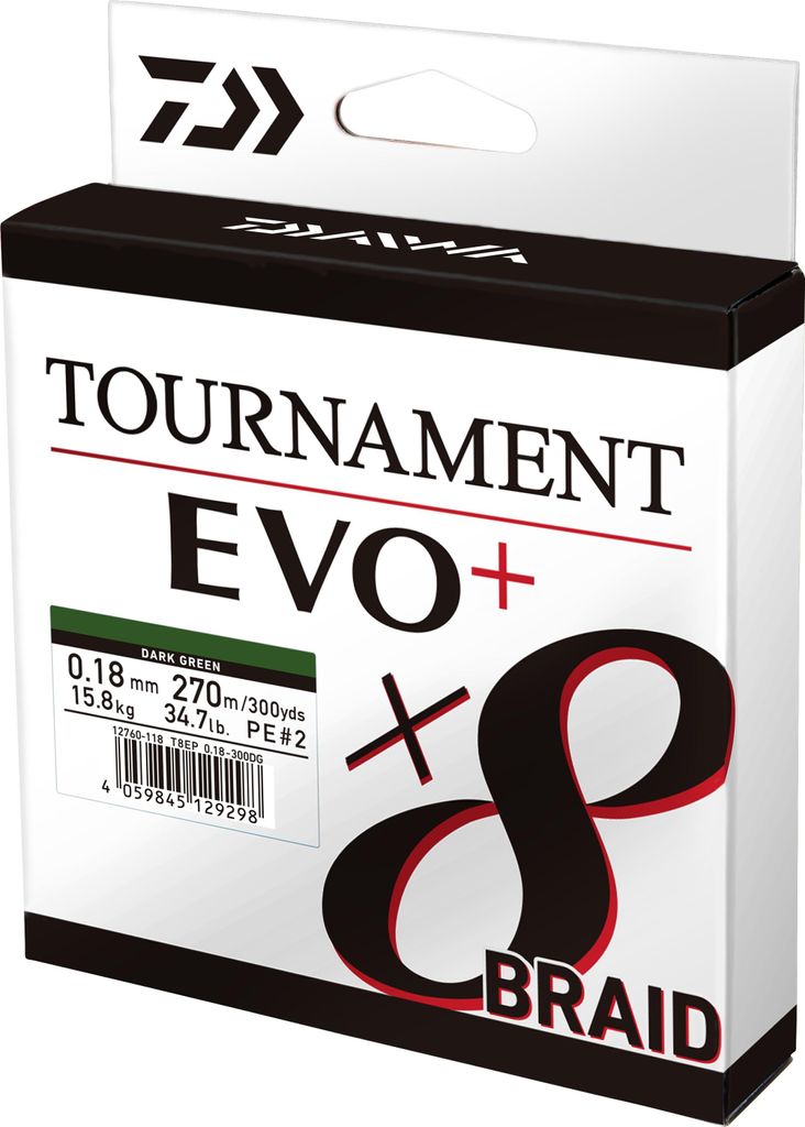 Daiwa Tn X8 Br. EVO+ 0,10mm 135m DG |12760-010 Produktbild 