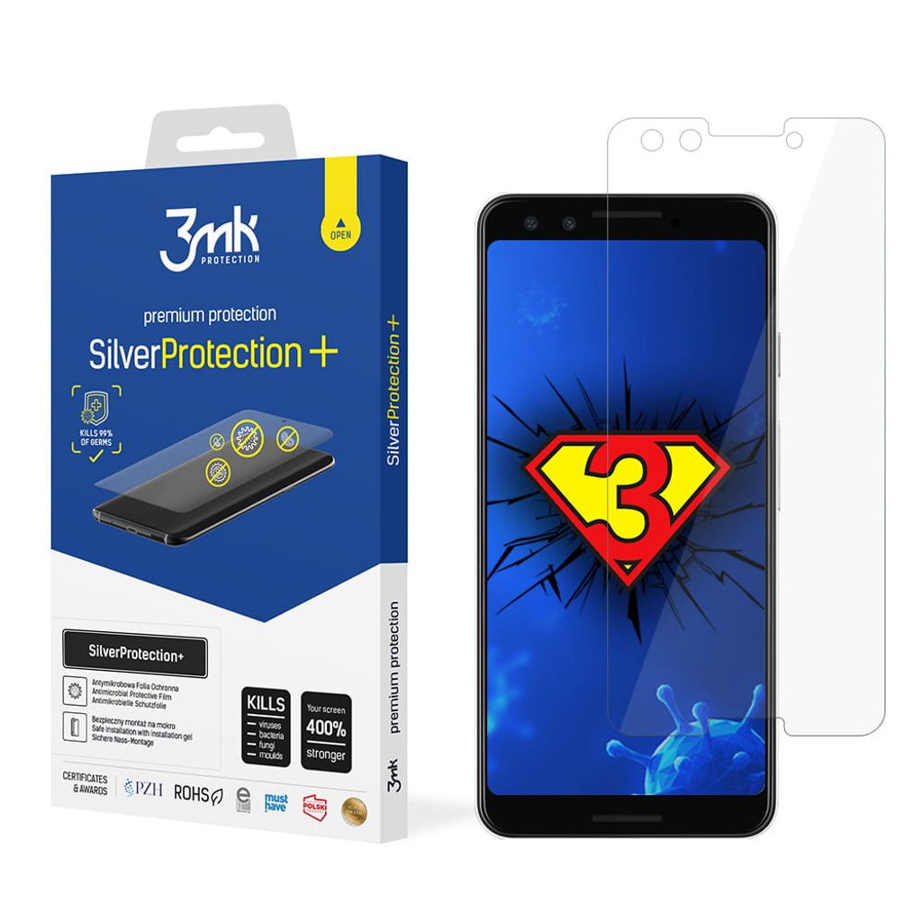 3mk Display Antimikrobielle Schutzfolie SilverProtection+ Produktbild 