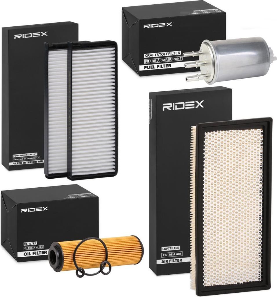 RIDEX Filterset Inspektionspaket Filtersatz für SSANGYONG Rexton / Rexton II (GAB)