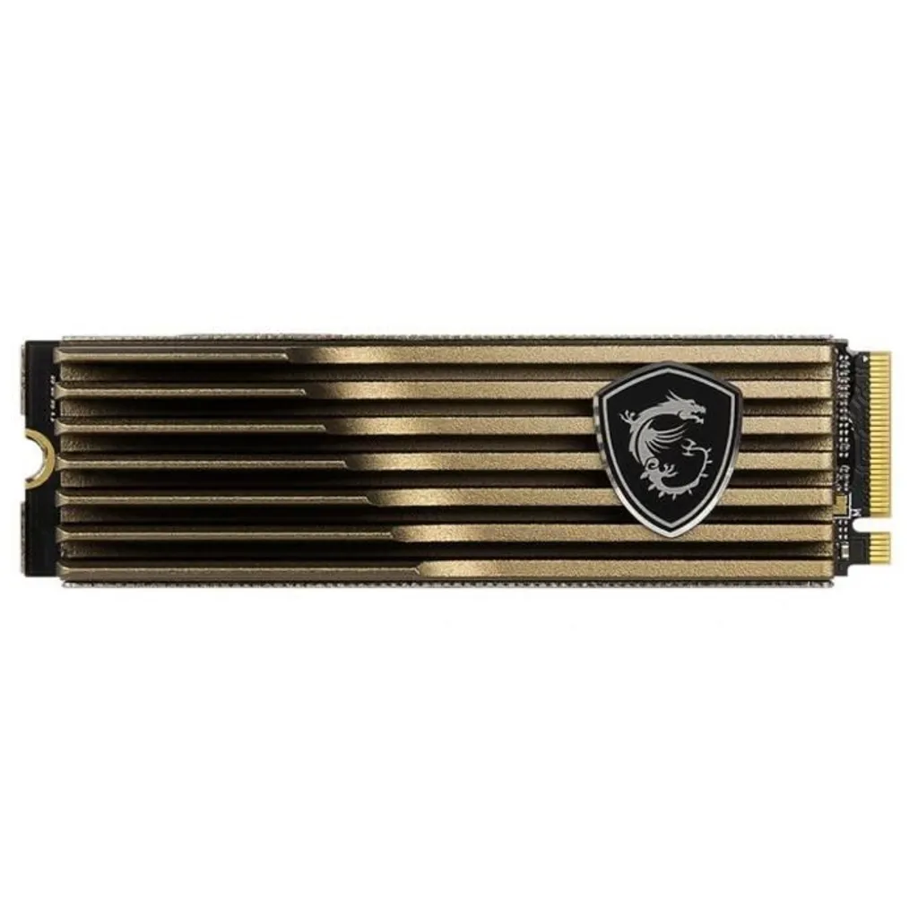 MSI SPATIUM M480 SSD 1 To PCIe 4.0 NVMe Refroidissement Thermique Actif
