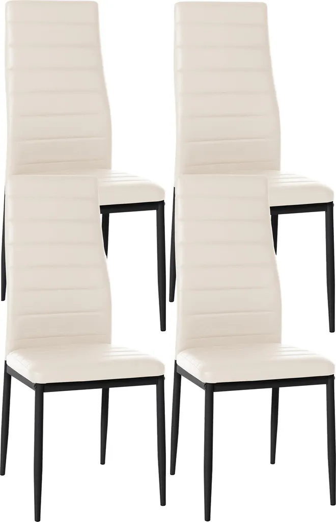 Set 4 Sedie Mayfair Multiuso | Perfette per Cucina e Sala Riunioni