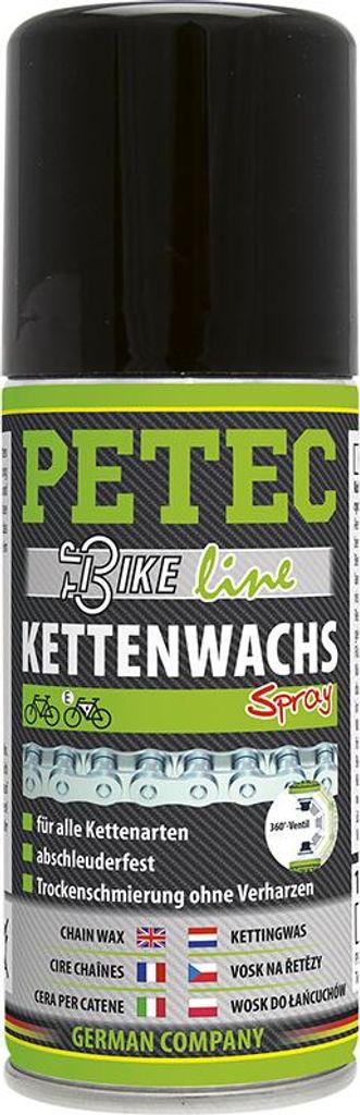 Petec Kettenwachs Spray Dry Lube Trockenschmierung für Produktbild 