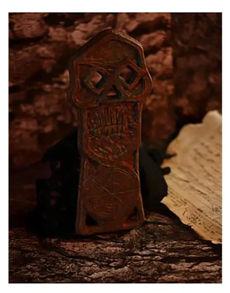 Clé squelette Copper Bones Goonies objet de collection en résine dorée - 10