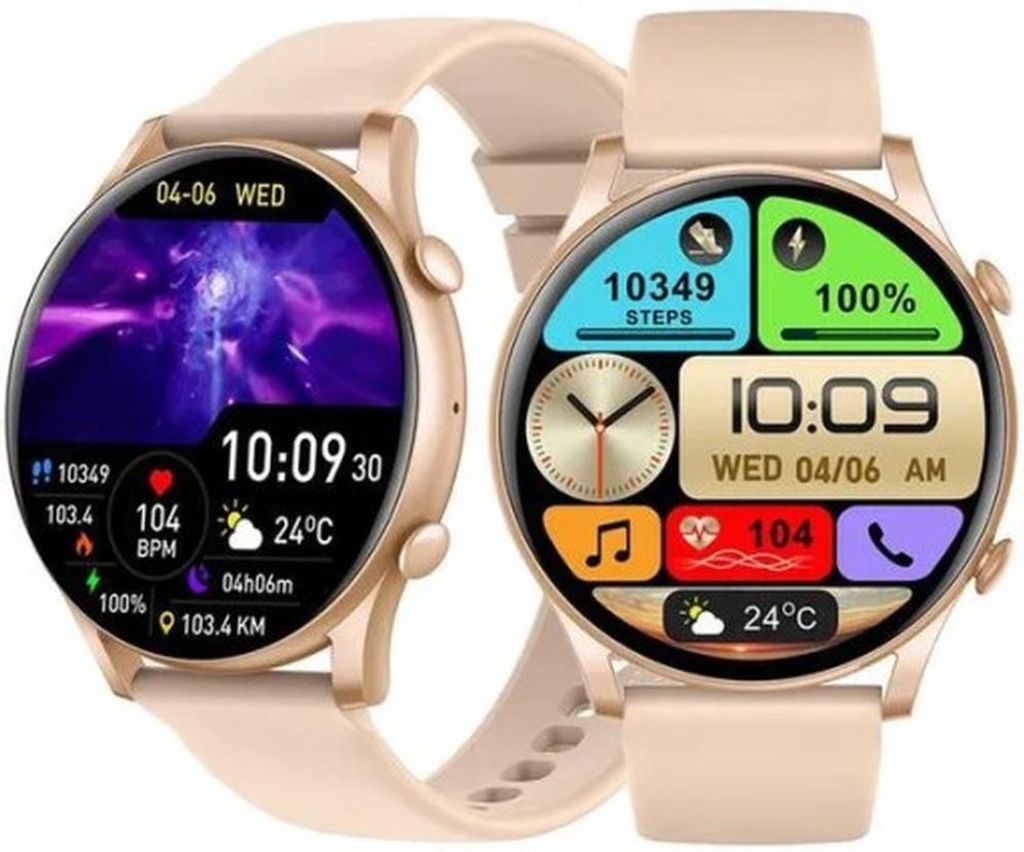 KIESLECT Pura Gold Smartwatch - Elegantní dámský styl s Obrázek produktu 