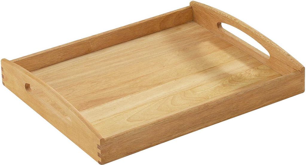 Zassenhaus Tablett eckig, hell 44 x 36 x 7 cm Produktbild 
