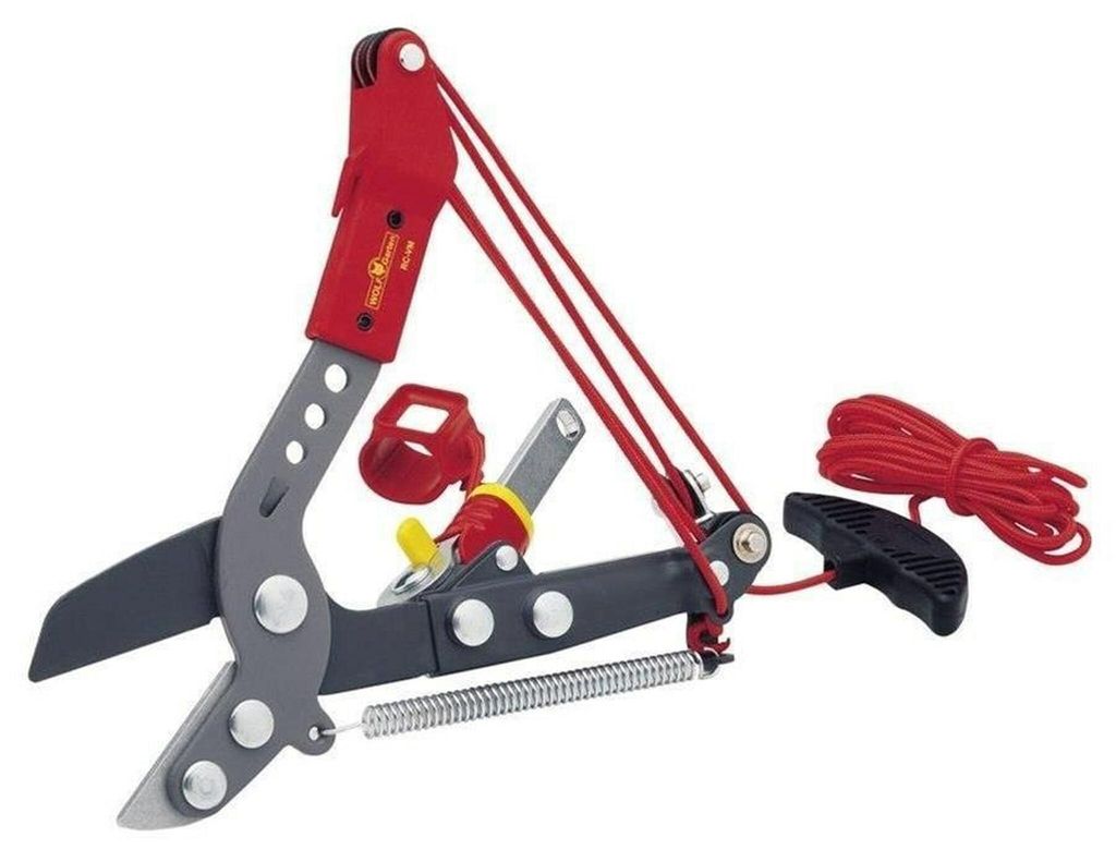 WOLF GARTEN Amboss-Gartenschere mit Seilzug RC-VM, verstellbarer Winkel