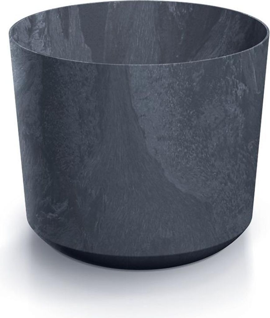 Blumentopf TUBOS BETON EFFECT anthrazit matt 17,8 cm Produktbild 