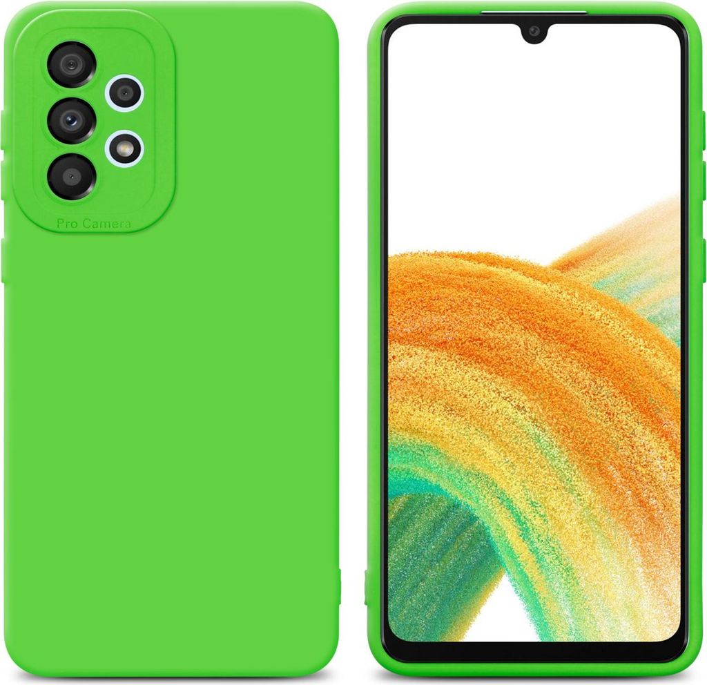 Cadorabo Hülle für Samsung Galaxy A52 (4G / 5G) / A52s Schutz Hülle in Grün TPU Silikon Etui Case Handyhülle