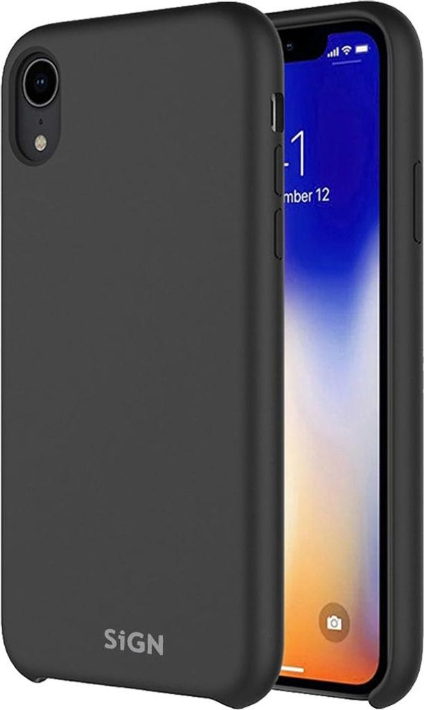 Liquid Silikonhülle für iPhone X & XS - Schwarz