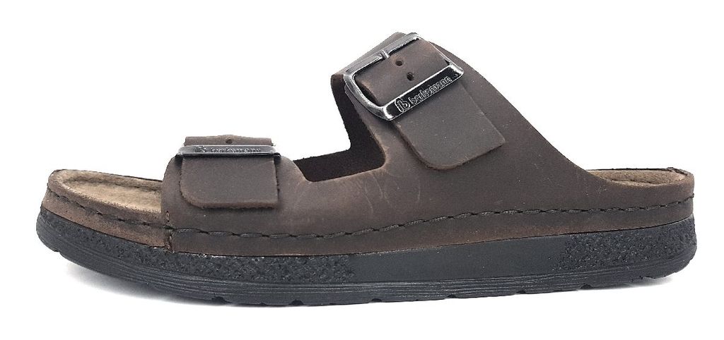 Berkemann Adam Herrenschuhe Hausschuhe Pantolette Braun Produktbild 