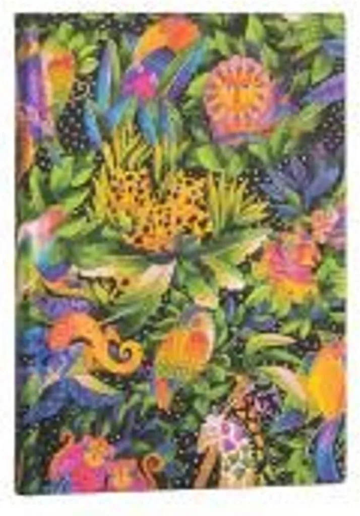 Taccuino Paperblanks Jungle Song Multicolore - 176 Fogli Righe 100g