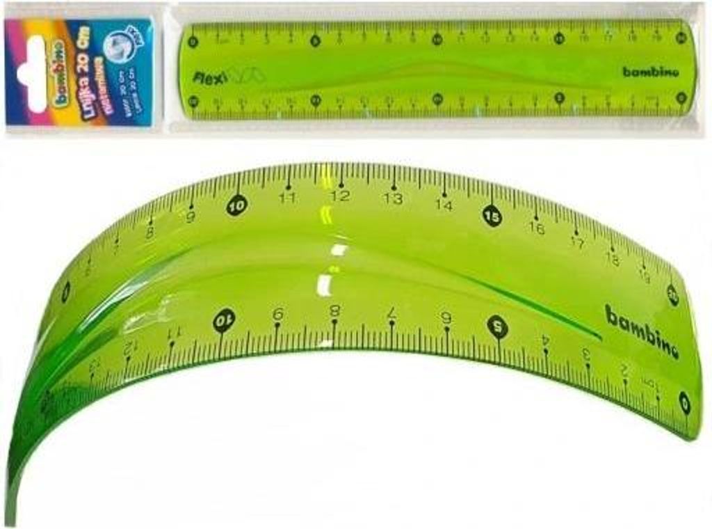 BAMBINO Flexi Lineal 20cm, unzerbrechlich