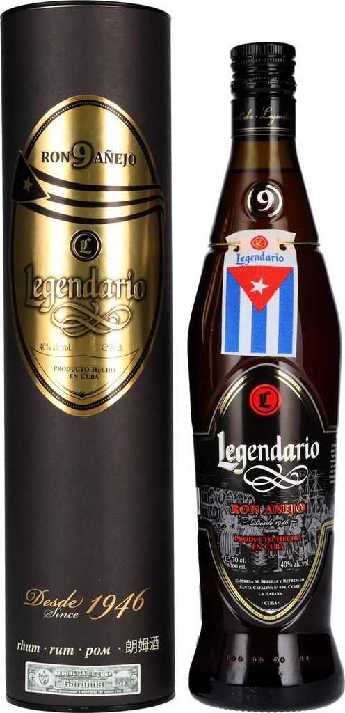 Legendario Rum Anejo 9 Jahre, 40% Vol. 0,7 l Produktbild 