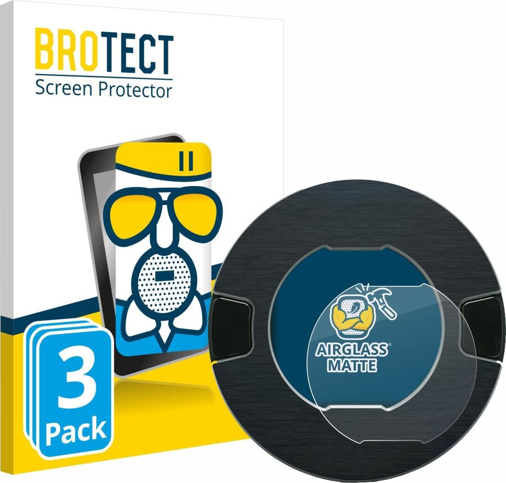 3x BROTECT Entspiegelungs Schutzglas für OOONO P-DISC NO1 Schutzfolie Panzer Folie Glas Display Schutz matt