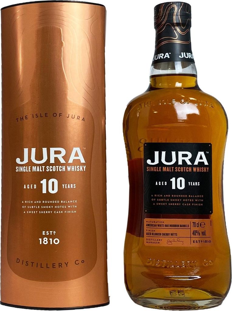Jura 10letá jednosladová skotská whisky v dárkovém balení | Obrázek produktu 